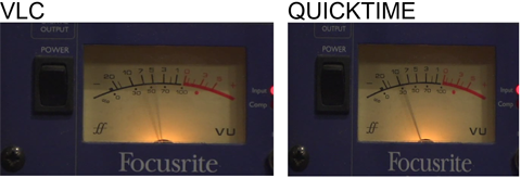 VLC vs QuickTime anamorphic display